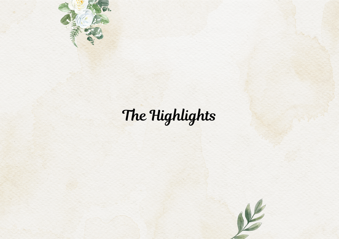 The Highlights